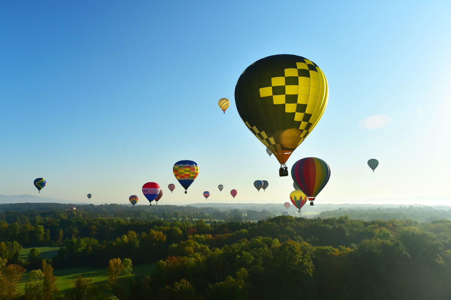 Adirondack Balloon Festival, Saturday morning launch